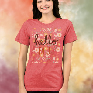 Hallo Herfst Flower Tshirt
