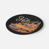 Hallo Herfst Funny Sloth Halloween pompoen Classic Papieren Bordje (Gekanteld)