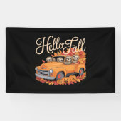 Hallo Herfst Funny Sloth Halloween pompoen Classic Spandoek (Horizontaal)