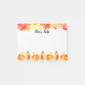 Hallo Herfst gepersonaliseerd Post-it® Notes (Voorkant)