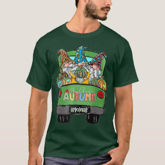 hallo herfst gnomen pompoenen van Truck vallen dan T-shirt