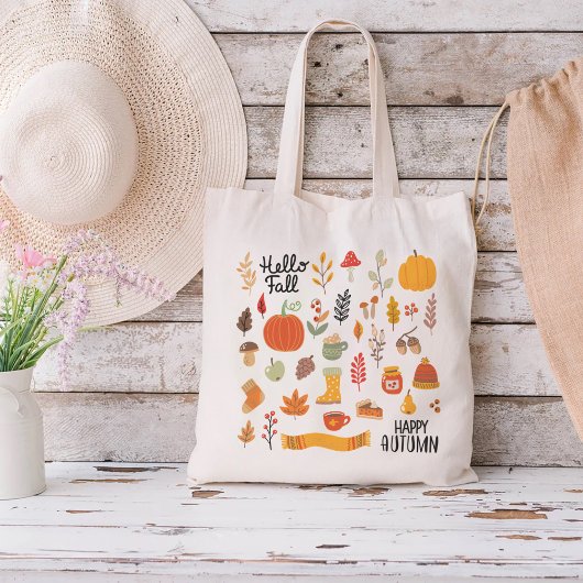Hallo Herfst Happy Autumn Tote Bag