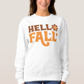 HALLO HERFST HERFST THEMA RETRO GROOVY TRUI (Voorkant)