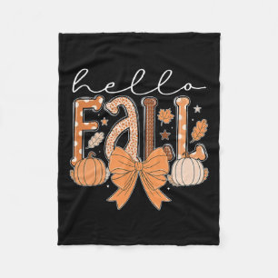 Hallo Herfst Herfst Vibes Thanksgiving Vakantie Ma Fleece Deken