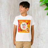 Hallo Herfst herfstbladeren en pompoentaart T-shirt