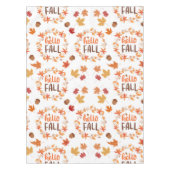 Hallo Herfst herfstbladeren naadloos patroon Tafelkleed (Voorkant)