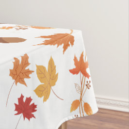 Hallo Herfst herfstbladeren naadloos patroon Tafelkleed