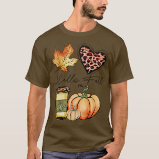 hallo Herfst herfstseizoen T-shirt