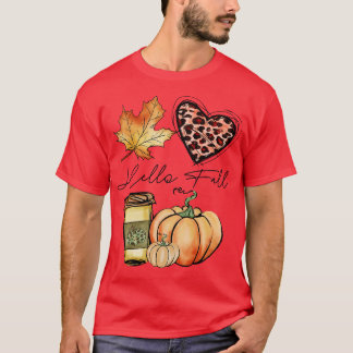 hallo Herfst herfstseizoen T-shirt