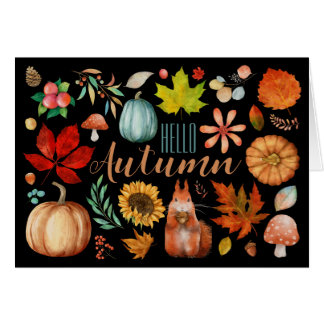 Hallo Herfst Kaart