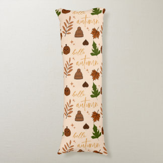 Hallo Herfst Liefelijk Herfst Patroon Body Kussen