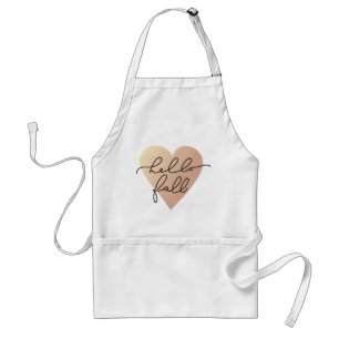 Hallo Herfst Love Heart Standaard Schort