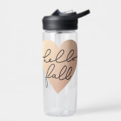 Hallo Herfst Love Heart Waterfles (Links)