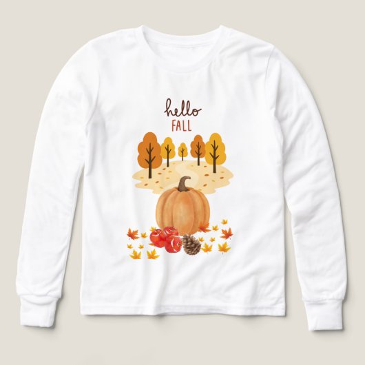 Hallo herfst met pompoenen (Voorkant)