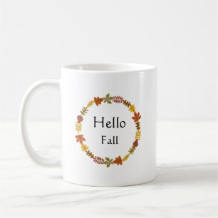 Hallo Herfst Minimalistische Herfst - Roestige Bla Koffiemok