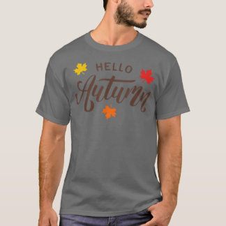 hallo Herfst najaar Herfst pompoen voor vrouwen T-shirt