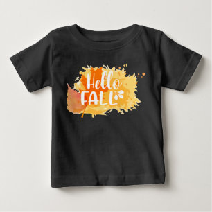 Hallo Herfst peuter t-shirt, kind najaar shirt