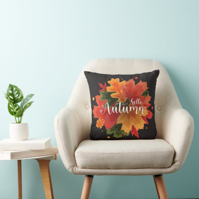 hallo herfst Pillow Kussen (Stoel)
