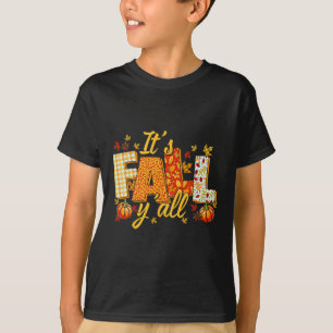 Hallo Herfst pompoen Het is Herfst Yall Herfst Vib T-shirt