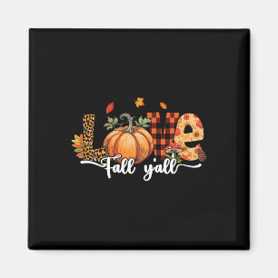 Hallo Herfst Pompoen Love Herfst Y'all Leopard Her Magneet
