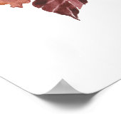 Hallo Herfst Pompoen Poster (Hoek)