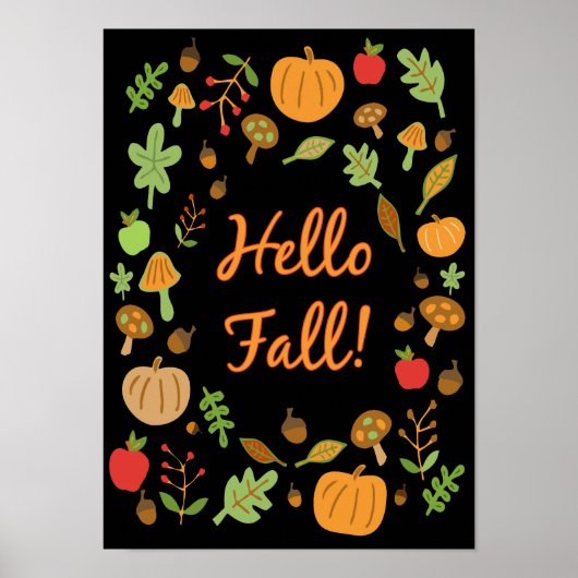 hallo Herfst! Poster (Voorkant)