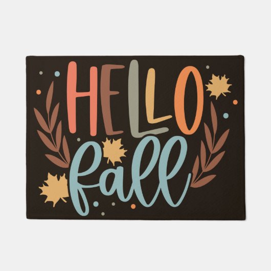 Hallo Herfst Schattig Deurmat (Voorkant)