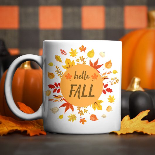 Hallo Herfst Schattig Personalized Mok