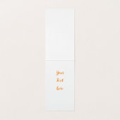 hallo Herfst-sjabloon Kaart (Binnenkant ongevouwen)