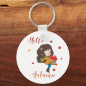 hallo herfst sleutelhanger Herfst thema sleutelhan (Voorkant)
