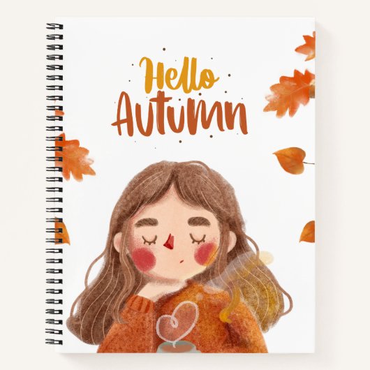 Hallo Herfst Spiral Notitieboek – Gezellig & Creat (Voorkant)