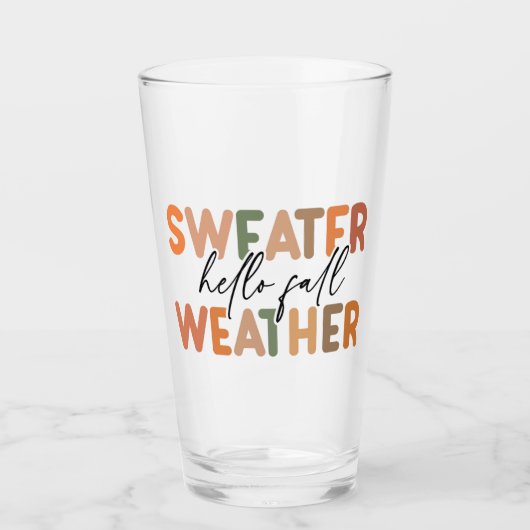 Hallo Herfst | sweaterweer Glas (Voorkant)
