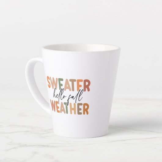 Hallo Herfst | sweaterweer Latte Mok (Linkerhoek)