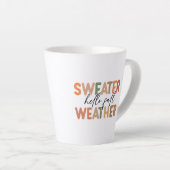 Hallo Herfst | sweaterweer Latte Mok (Rechterhoek)