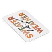 Hallo Herfst | sweaterweer Magneet (Rechterzijde)