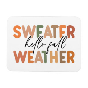 Hallo Herfst sweaterweer Magneet