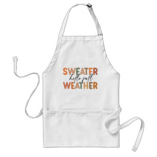 Hallo Herfst sweaterweer Standaard Schort