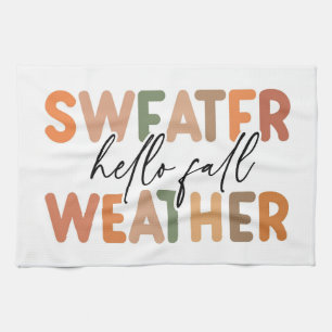 Hallo Herfst sweaterweer Theedoek