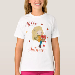 hallo herfst T-shirt voor meisjes en vrouwen