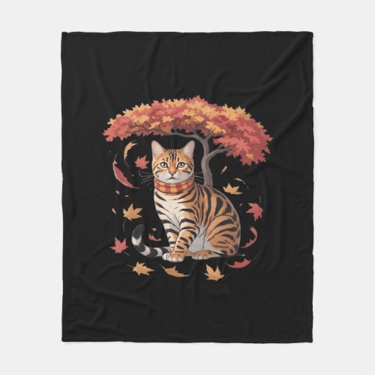 Hallo Herfst Thanksgiving Het is Herfst Y’all Fleece Deken (Voorkant)