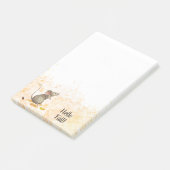 hallo Herfst Woodland Mouse Post-it® Notes (Schuin)