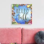 hallo Herfst | Zuren, lederen, leder Canvas Afdruk (Insitu (Woonkamer))