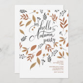 Hallo Herfstfeest Kaart (Voorkant / Achterkant)