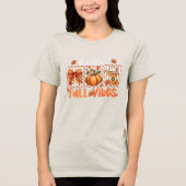 Hallo herfststemming Tri-Blend shirt (Voorkant)