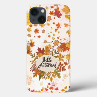 Hallo Herfstval verlaat telefoonhoesje iPhone 13 Hoesje