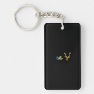 Hallo Herten Sleutelhanger