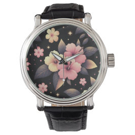 Hallo Hibiscus Horloge