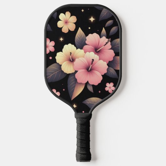 Hallo Hibiscus Pickleball Paddle (Voorkant)