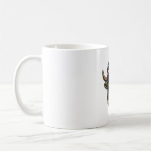 Hallo Highland Koe Patriottisch Vintage Westers On Koffiemok