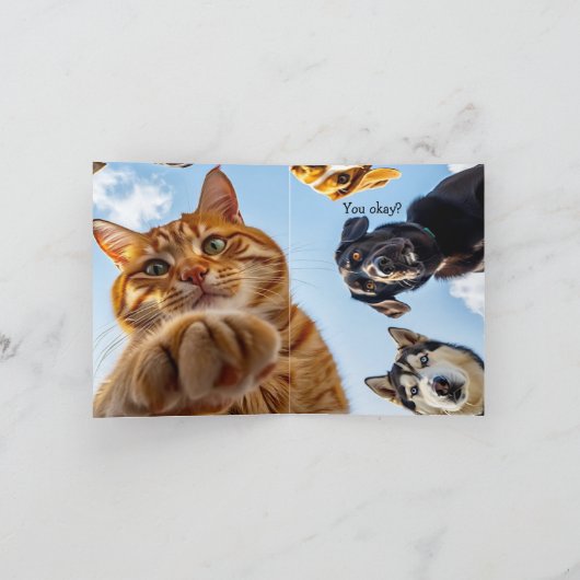 Hallo Hoi! Gaat het? Leuk om even te checken Kaart (Binnen)